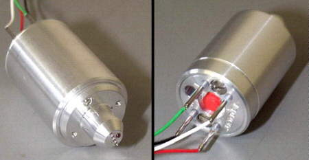 Cylindrical four point probe head